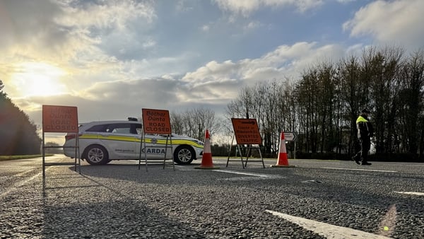 The scene of the collision in Limerick