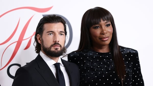 NEW YORK, NEW YORK - NOVEMBER 03: (L-R) Andrea Preti and Venus Williams attend the 2025 CFDA Awards at The American Museum of Natural History on November 03, 2025 in New York City. (Photo by Dimitrios Kambouris/Getty Images)