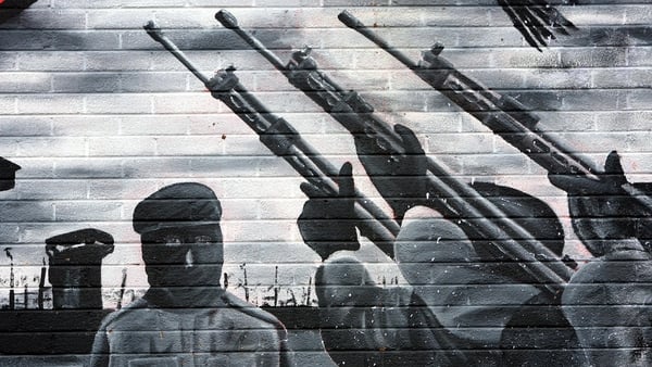 An IRA mural in west Belfast