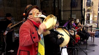 Wren boys celebrate St Stephen’s Day in Sandymount
