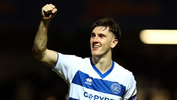 LONDON, ENGLAND - DECEMBER 20: Jimmy Dunne of Queens Park Rangers celebrates after the team's victory in the Sky Bet Championship match between Queens Park Rangers and Leicester City at Loftus Road on December 20, 2025 in London, England. (Photo by Camero