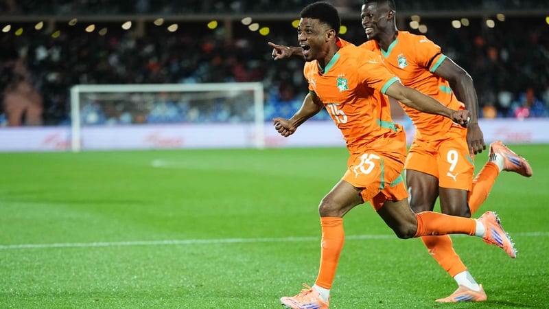 Amad Diallo celebrates his goal