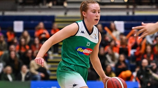 Sorcha Tiernan of FloMAX Liffey Celtics during the Basketball Ireland Paudie O'Connor National Cup final match between Killester and FloMAX Liffey Celtics at the National Basketball Arena in Tallaght, Dublin. 