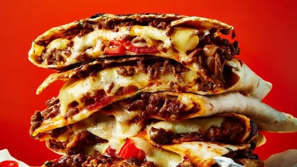 Quick beef taco-style quesadillas