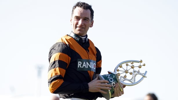 Patrick Mullins after winning the 2025 Grand National