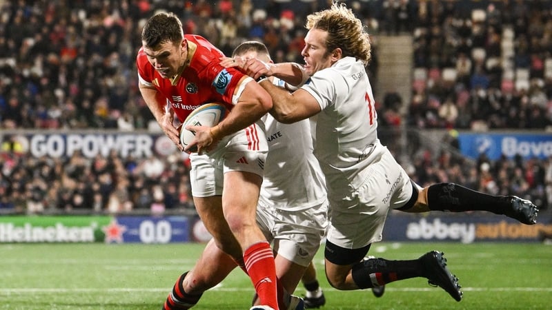 Tom Farrell scored a hat-trick for Munster when these sides met in Belfast last season