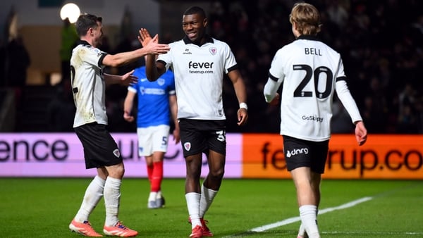 Sinclair Armstrong of Bristol City celebrates scoring his team's fourth goal during the Sky Bet Championship match between Bristol City and Portsmouth at Ashton Gate on January 01, 2026 in Bristol, England.