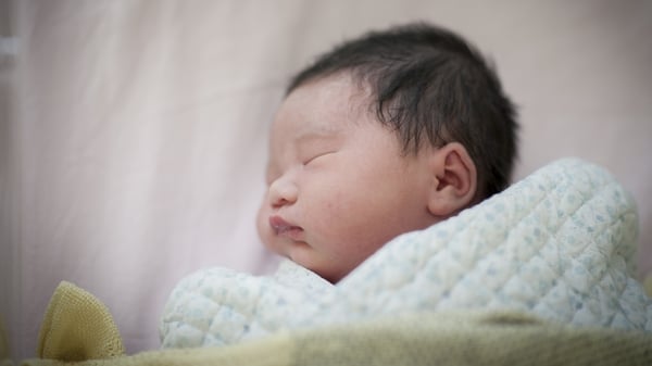 A new born baby in China