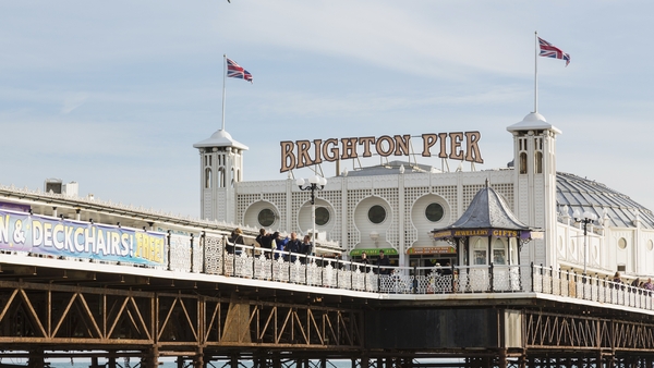 Palace Pier in Brighton in England