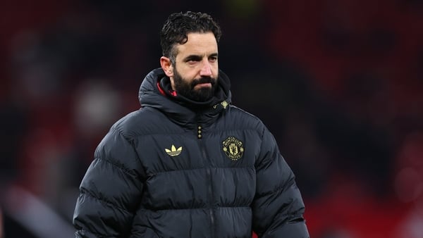 Manchester United head coach / manager Ruben Amorim walks off at full time during the Premier League match between Manchester United and Wolverhampton Wanderers at Old Trafford on December 30, 2025 in Manchester, England.