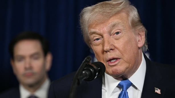 US President Donald Trump