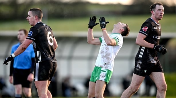 4 January 2026; Kristian Healy of London reacts during the FBD Connacht League Round 2 match between Sligo and London at Connacht GAA Centre of Excellence in Ballyhaunis, Mayo. Photo by Shauna Clinton/Sportsfile