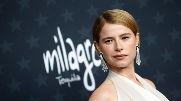 close up of Jessie Buckley at the 31st Annual Critics Choice Awards