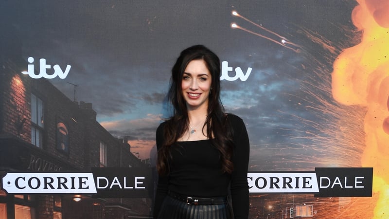 Soap star Julia Goulding said it was "crazy" to film the crossover episode