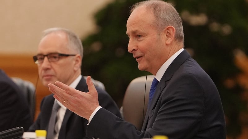 Micheál Martin is in China for an official visit