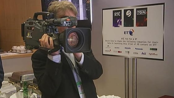 The first terrestrial broadcast of an Irish sporting event in HDTV.