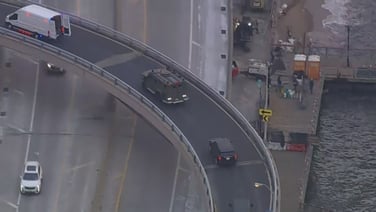 Aerial footage shows Nicolas Maduro en route to New York courthouse