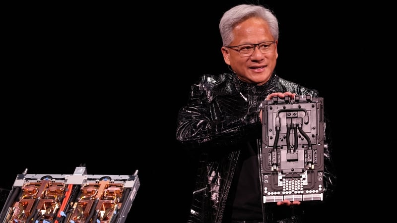Nvidia founder and CEO Jensen Huang at CES 2026 in Las Vegas