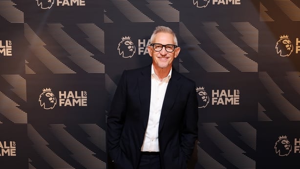 LONDON, ENGLAND - NOVEMBER 04: Gary Lineker arrives on the red carpet before the Premier League Hall of Fame 2025 at The Chancery Rosewood hotel on November 04, 2025 in London, England. (Photo by Harry Murphy/Getty Images for Premier League)