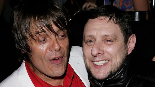 (L-R) Gary 'Mani' Mounfield and Shaun Ryder attend the party following the Shockwaves NME Awards at the Hammersmith Palais, London on 1 March, 2007