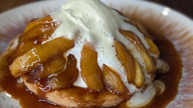 Mags' simplified apple tart tatin: Today