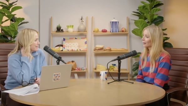 Amy Poehler interviews Gwyneth Paltrow on the Good Hang podcast