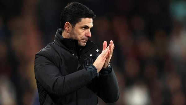 Mikel Arteta manager / head coach of Arsenal reacts during the Premier League match between Bournemouth and Arsenal at Vitality Stadium on January 03, 2026 in Bournemouth, England