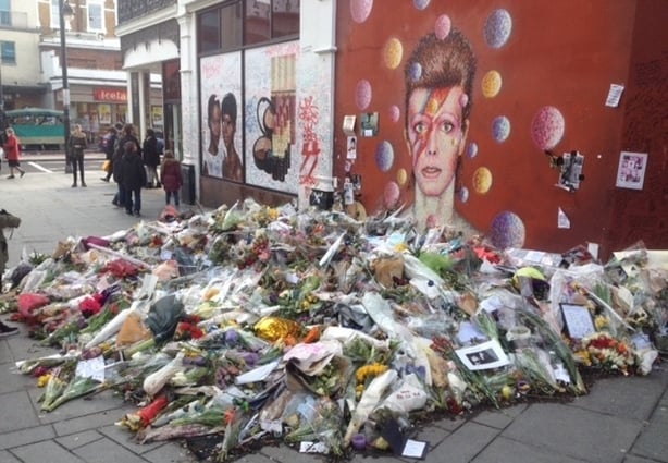 David Bowie fan tribute London 2016