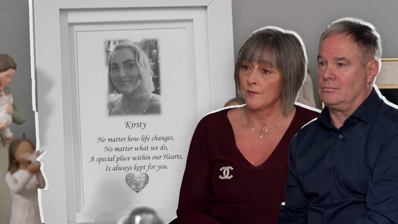 Kirsty Ward's parents, Jackie and John, spoke to Miriam O'Callaghan