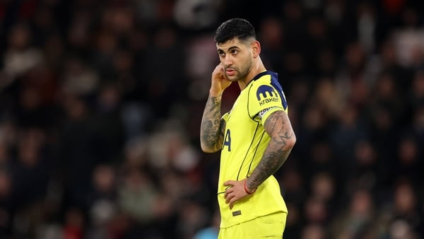 BOURNEMOUTH, ENGLAND - JANUARY 07: Cristian Romero of Tottenham Hotspur during the Premier League match between Bournemouth and Tottenham Hotspur at Vitality Stadium on January 07, 2026 in Bournemouth, England. (Photo by Catherine Ivill - AMA/Getty Images