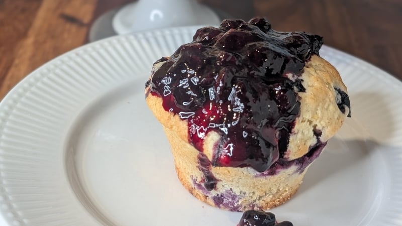 Colm O'Gorman's blueberry and lemon muffins: Today