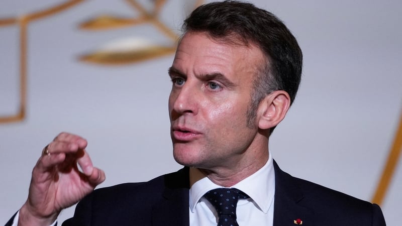 French President Emmanuel Macron urged his diplomats not to be 'spectators of things coming undone'