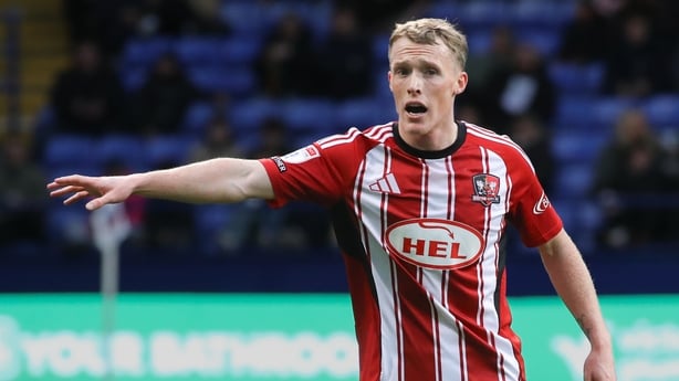 Exeter City's Jake Doyle-Hayes during the Sky Bet League One match between Bolton Wanderers and Exeter City at University of Bolton Stadium on December 13, 2025 in Bolton, England.