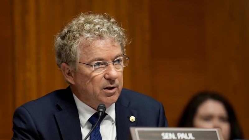 Republican Senator Rand Paul said bombing another nation's capital and removing their leader was 'an act of war'