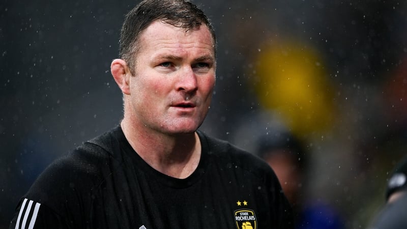 La Rochelle forwards coach Donnacha Ryan before the Champions Cup match against Leinster in December 2023