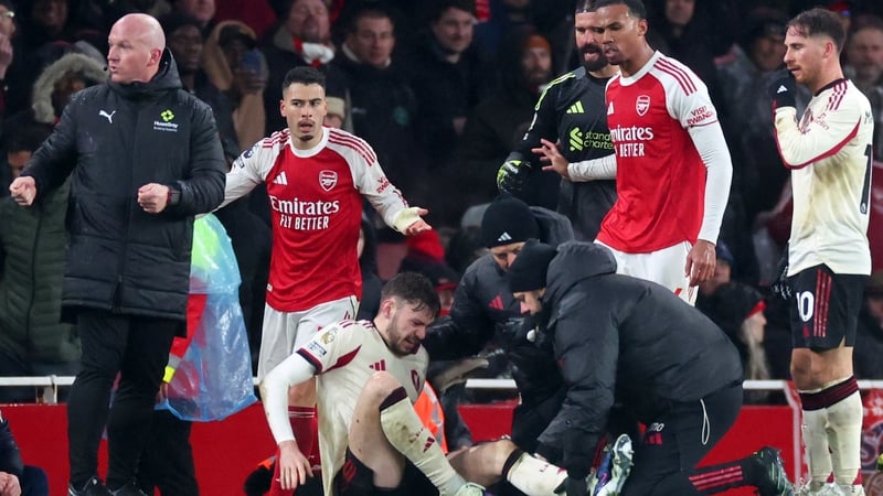 Conor Bradley suffered an injury deep into stoppage time