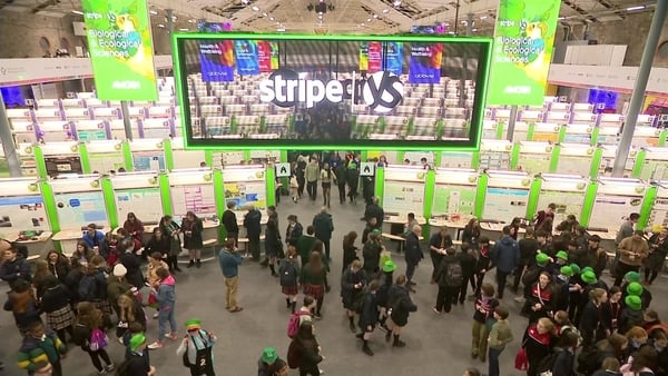 RTÉ news2day at the Stripe Young Scientist & Technology Exhibition 2026