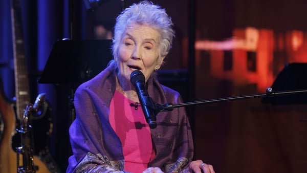 Legend Peggy Seeger pictured on the Late Late Show Trad Special