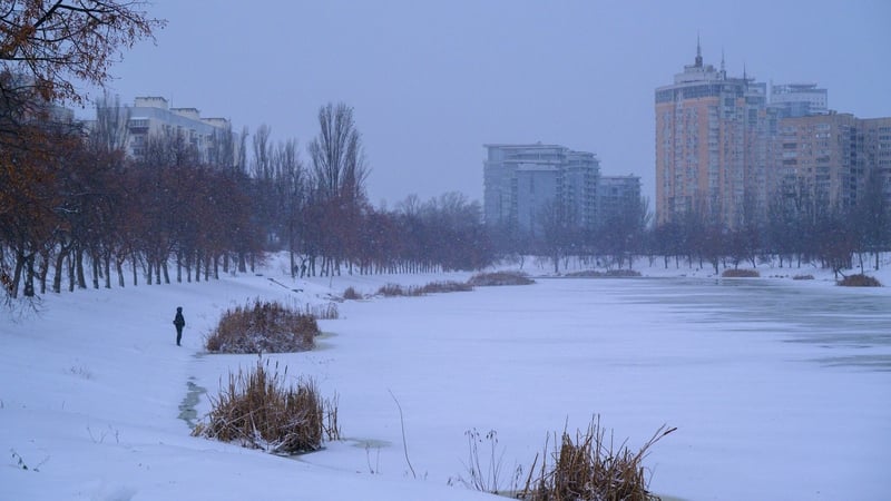 Temperatures in most of Russia and Ukraine have been well below freezing in recent days
