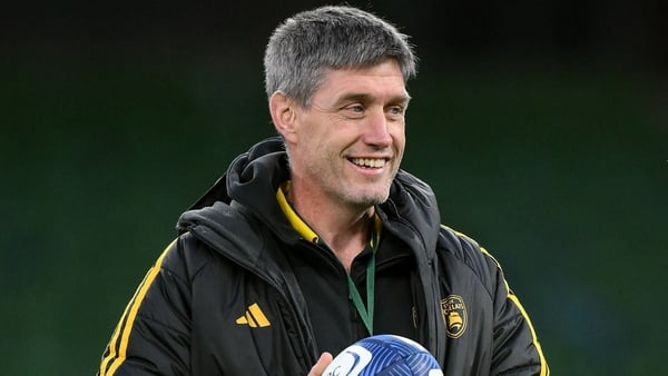 10 January 2026; La Rochelle head coach Ronan O'Gara before the Investec Champions Cup match between Leinster and La Rochelle at the Aviva Stadium in Dublin. Photo by Brendan Moran/Sportsfile