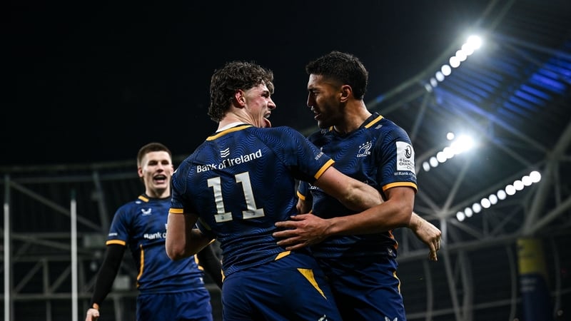 Joshua Kenny (11) is congratulated by Rieko Ioane