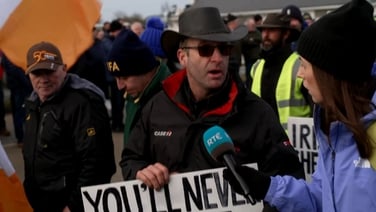 Irish farmers protest Mercosur deal