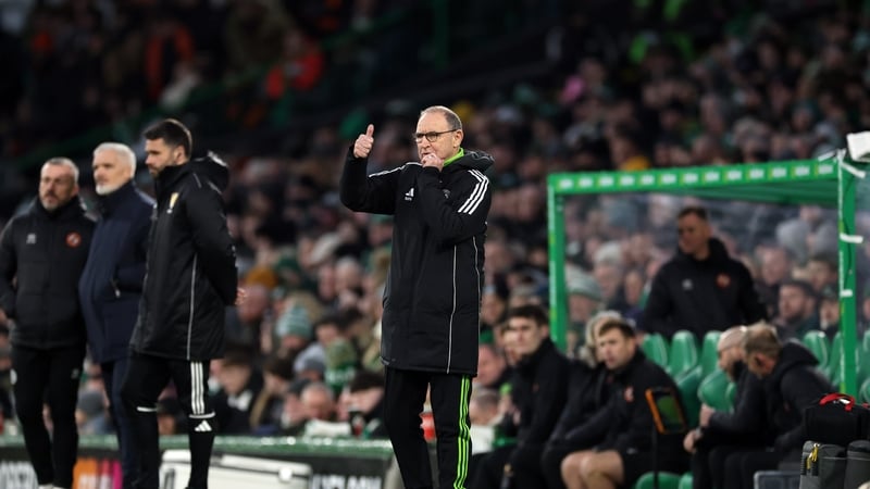 Martin O'Neill was back in the Celtic dug-out