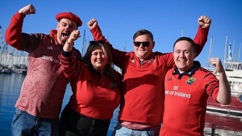 Munster fans in fine form ahead of the game