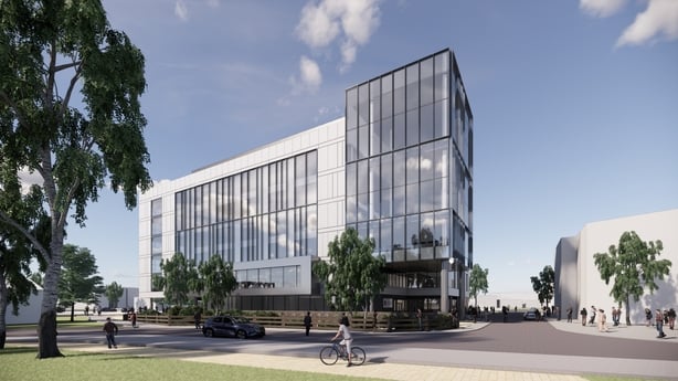 An artist's impression of the Dr Karen Guinee Library at the University of Galway