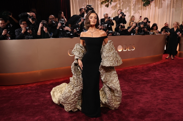 Maura Higgins attends the 83rd annual Golden Globe Awards