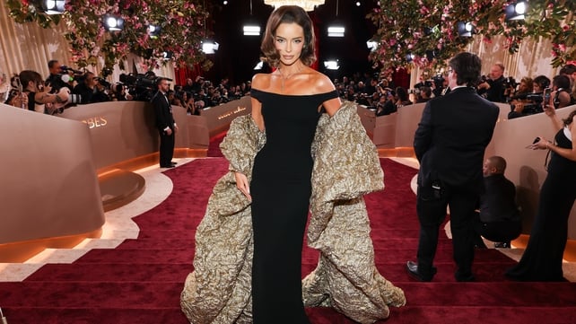 Maura Higgins at the 83rd Annual Golden Globes held at The Beverly Hilton