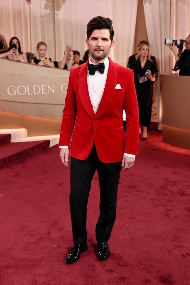 Adam Scott attends the 83rd annual Golden Globe Awards at The Beverly Hilton