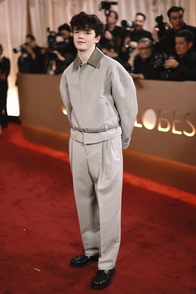 Owen Cooper attends the 83rd annual Golden Globe Awards at The Beverly Hilton