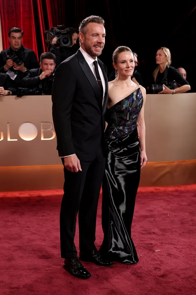 Dax Shepard and Kristen Bell attend the 83rd annual Golden Globe Awards at The Beverly Hilton